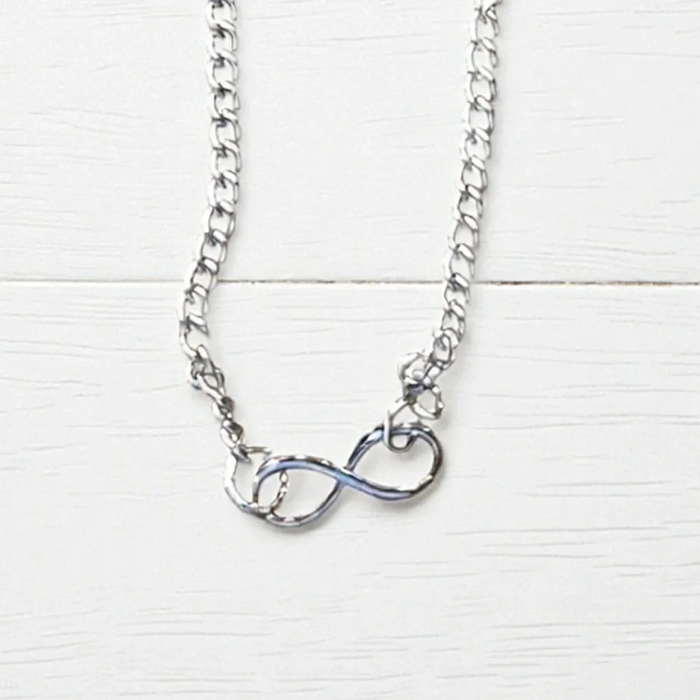Vintage Dainty and Delicate Infinity Symbol Necklace and Earring Set